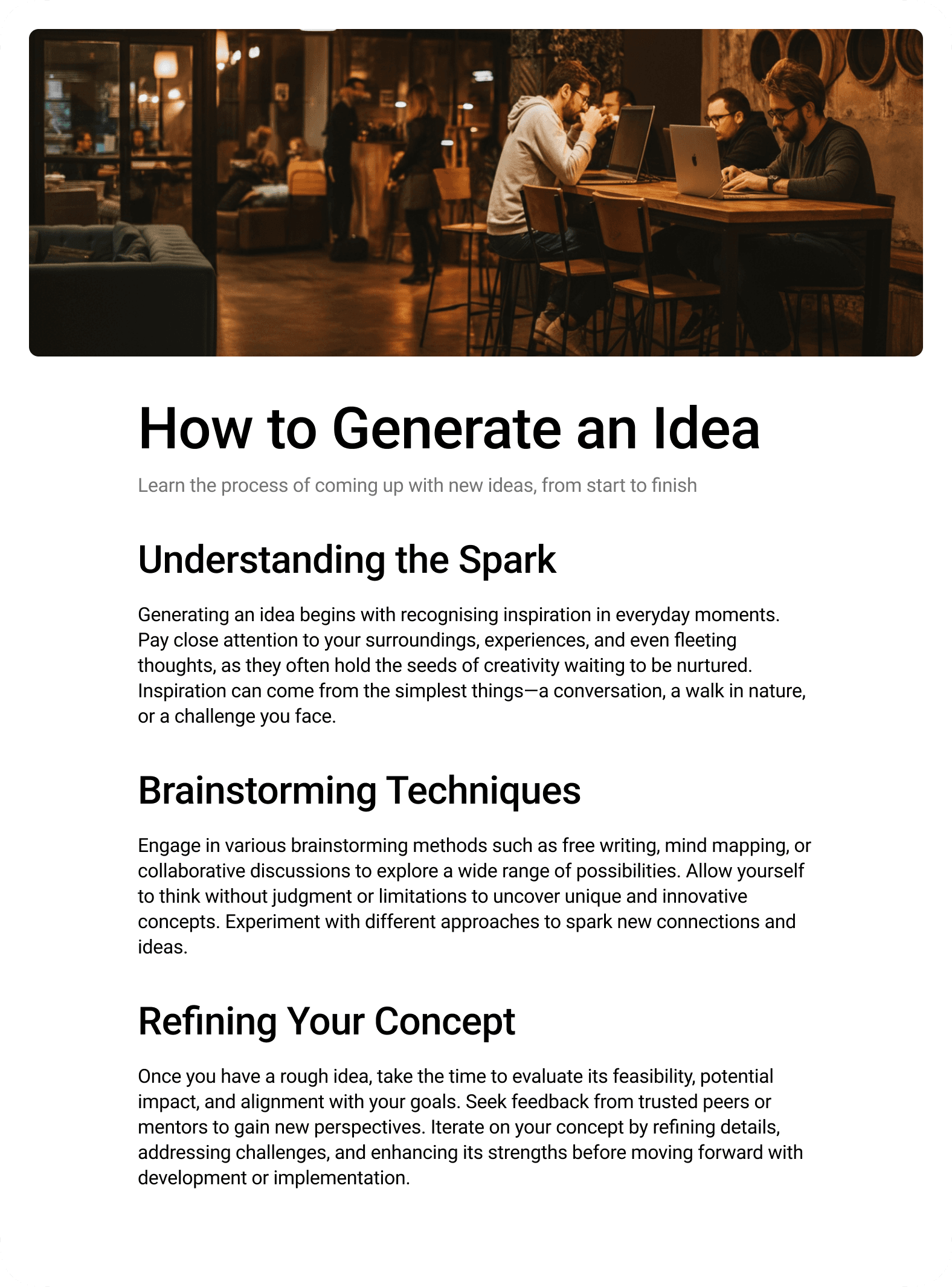 Knowledge article